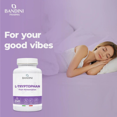Л-триптофан 500mg - 240 капсули | Bandini Pharma - Италия
