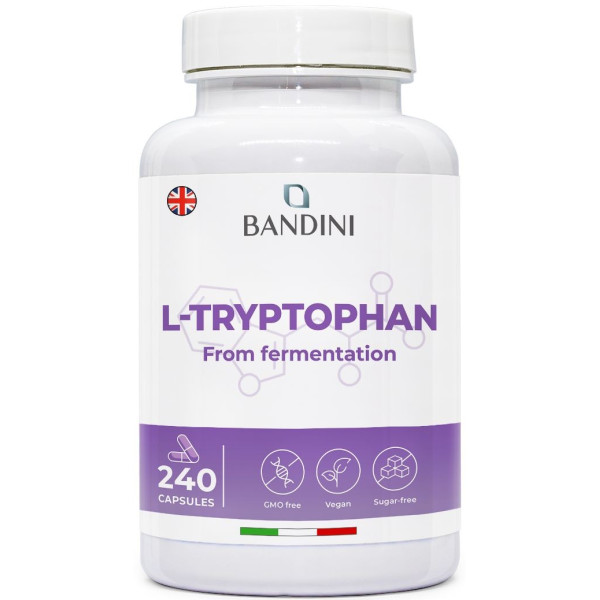 Л-триптофан 500mg - 240 капсули | Bandini Pharma - Италия