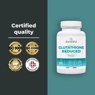 L-глутатион (Setria®) 250mg - 60 капсули | Bandini Pharma - Италия