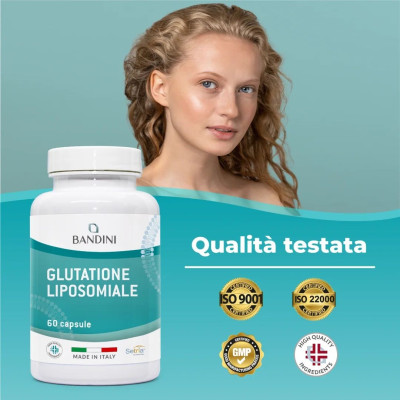 L-глутатион (Setria®) 250mg - 60 капсули | Bandini Pharma - Италия