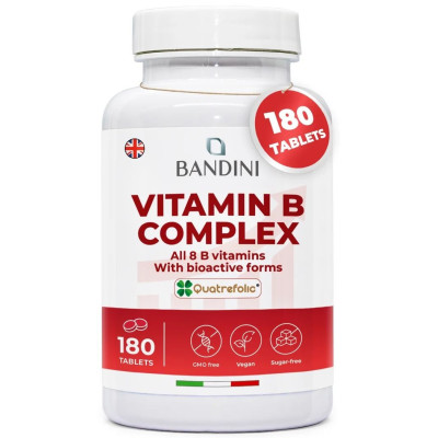 Витамин B комплекс - 180 таблетки | Bandini Pharma - Италия