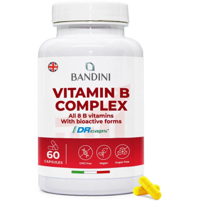Витамин Б копмлекс / B complex - 60 капсули | Bandini Pharma - Италия