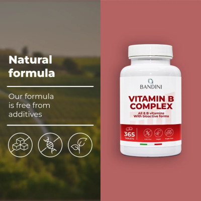 Витамин B комплекс - 365 таблетки | Bandini Pharma - Италия
