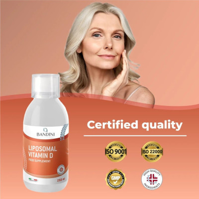 Липозомен витамин Д3 50mcg (2000 IU) - 250ml | Bandini Pharma - Италия