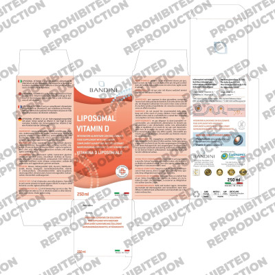 Липозомен витамин Д3 50mcg (2000 IU) - 250ml | Bandini Pharma - Италия