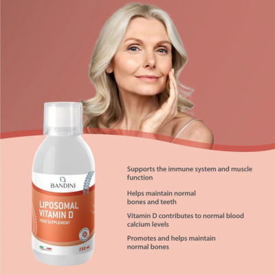 Липозомен витамин Д3 50mcg (2000 IU) - 250ml | Bandini Pharma - Италия