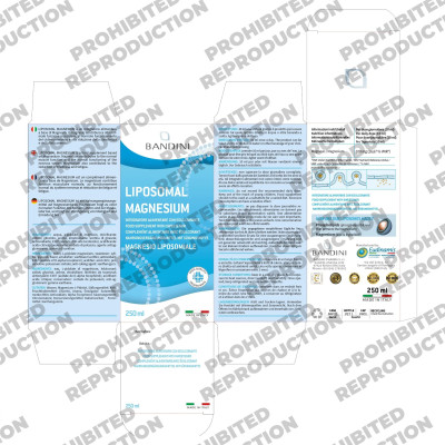 Липозомен магнезий 100mg - 250ml | Bandini Pharma - Италия
