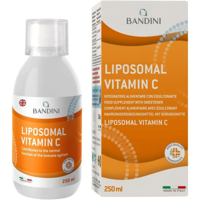 Липозомен Витамин Ц / Liposomal Vitamin C, 1000mg - 250ml | Bandini Pharma - Италия