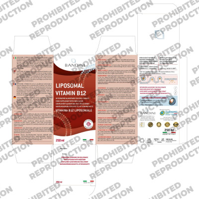 Липозомен витамин Б12 - 250ml | Bandini Pharma - Италия