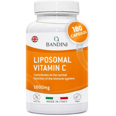 Липозомен витамин Ц 500mg - 180 капсули | Bandini Pharma - Италия