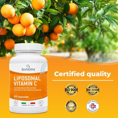 Липозомен витамин Ц 500mg - 180 капсули | Bandini Pharma - Италия