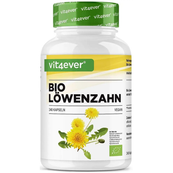 Глухарче (екстракт от корен10:1), 500mg - 240 капсули | Vit4ever - Германия
