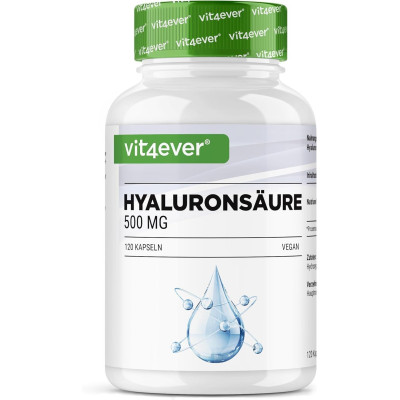 Хиалуронова киселина 500mg - 120 капсули | Vit4ever - Germany