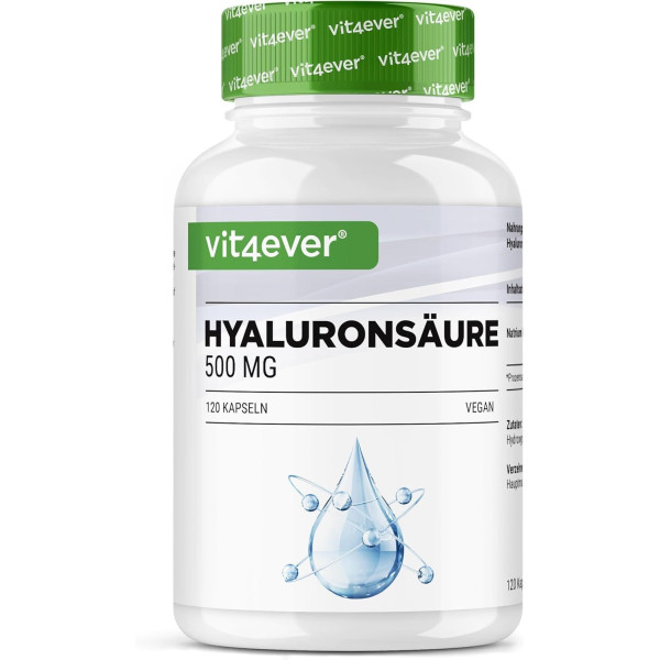 Хиалуронова киселина 500mg - 120 капсули | Vit4ever - Германия