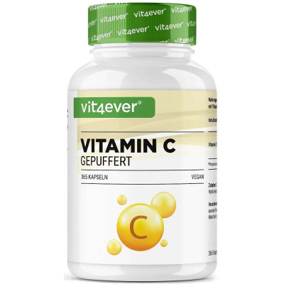 Буфериран Витамин Ц 500 mg - 365 капсули
