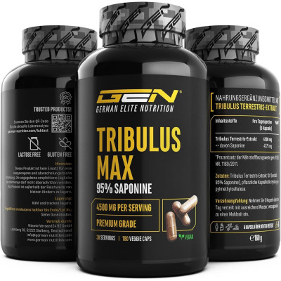 Тribulus Max / Екстракт от бабини зъби 750mg - 180 капсули |German Elite Nutrition - Германия