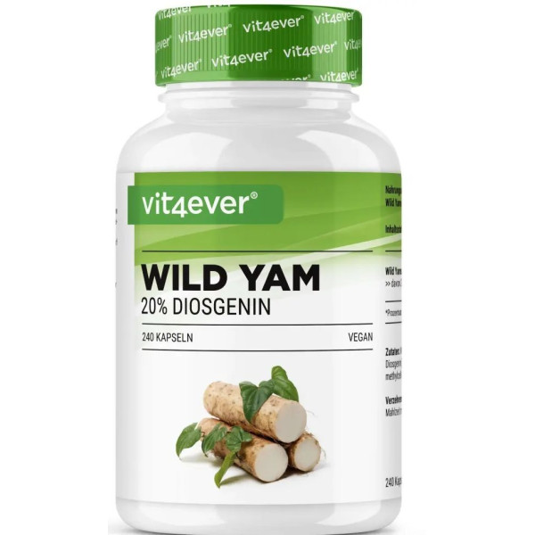 Див ям екстракт от корен 440mg (20% диосгенин) - 365 капсули | Vit4ever - Германия