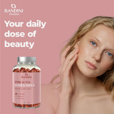 Формула за здравето на косата, кожата и ноктите - 90 меки капсули | Bandini Pharma - Италия