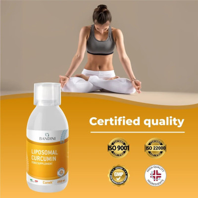Липозомен куркумин (Cureit®) 200mg - 250ml | Bandini Pharma - Италия