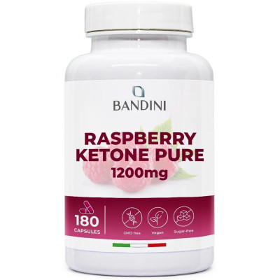 Малинови кетони 60mg - 180 капсули | Bandini Pharma - Италия