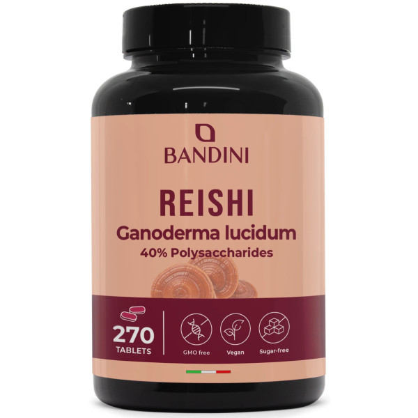 Рейши 650mg - 270 таблетки | Bandini Pharma - Италия