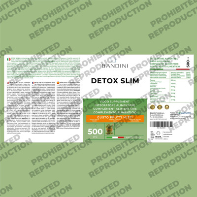 Detox Slim (билков комплекс за детокс и контрол на теглото) - 500ml | Bandini Pharma - Италия