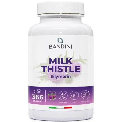 Екстракт от бял трън 300mg - 366 таблетки| Bandini Pharma - Италия