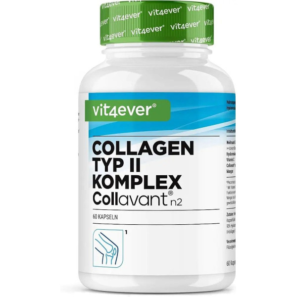 Collavant® n2 - Комплекс с колаген тип 2 - 60 капсули | Vit4ever - Германия