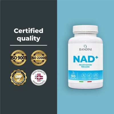 NAD+ 300mg - 90 капсули| Bandini Pharma - Италия