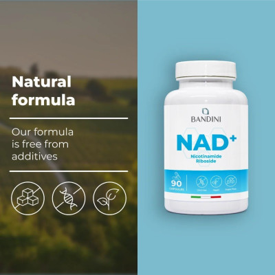 NAD+ 300mg - 90 капсули| Bandini Pharma - Италия