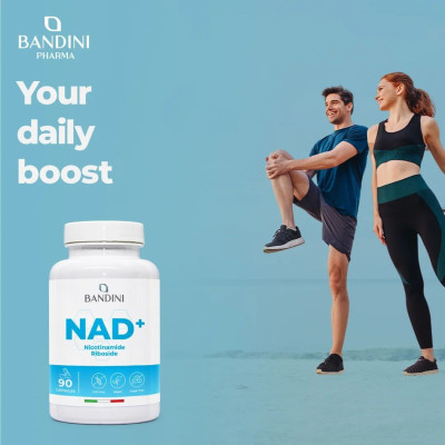 NAD+ 300mg - 90 капсули| Bandini Pharma - Италия