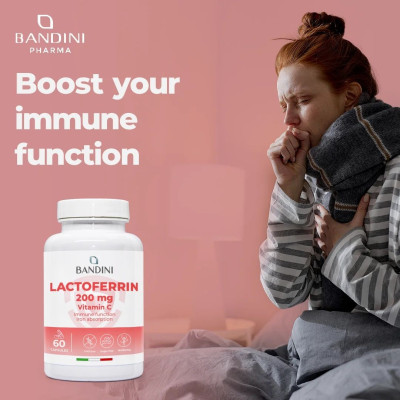 Лактоферин 200mg - 60 капсули | Bandini Pharma - Италия