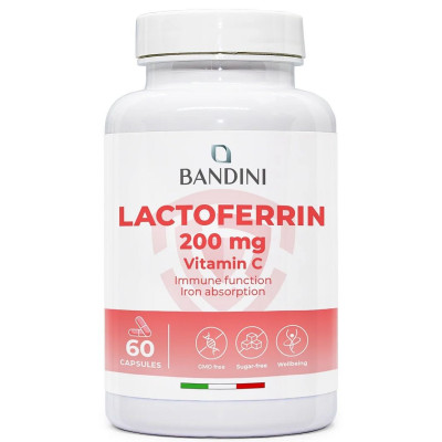 Лактоферин 200mg - 60 капсули | Bandini Pharma - Италия