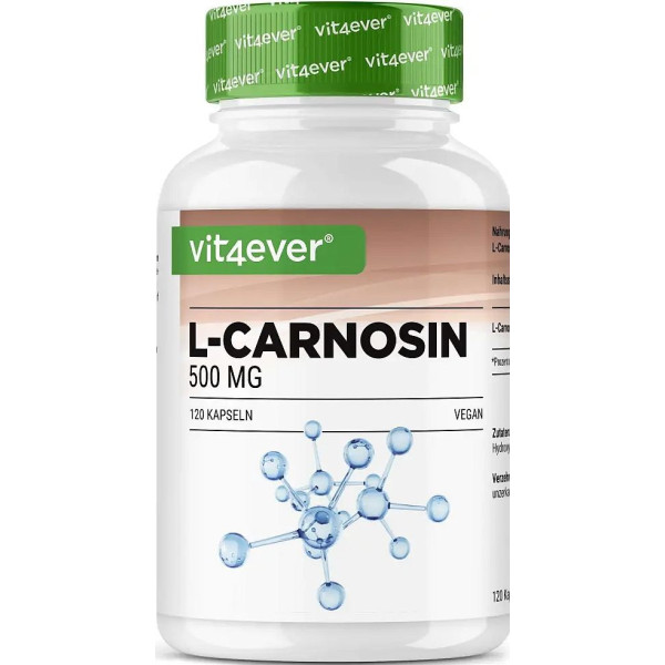 Л-карнозин / L-Carnosin 500mg - 120 капсули | Vit4ever - Германия
