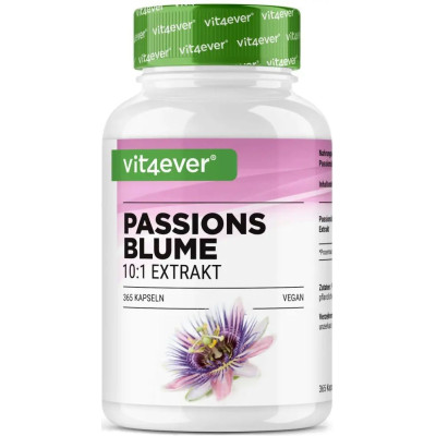 Пасифлора екстракт 10:1, 550mg - 365 капсули | Vit4ever