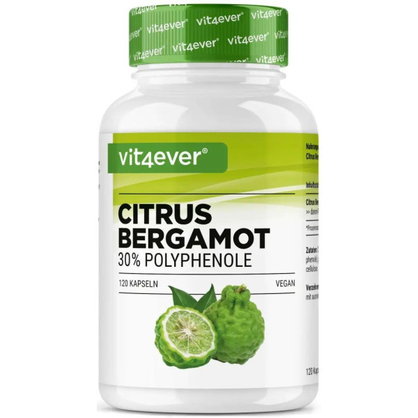 Цитрус Бергамот 750mg - 120 капсули | Vit4ever - Германия